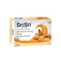Soap with Almonds and Honey (100 G), Almond & Honey Soap, Sri Sri Tattva
