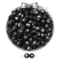600G Dervos Imitacijos Katės Akies Karoliukų Pakabukai Amuletai Papuošalų Gamybai DIY Vėrinio Apyrankės Aksesuarai 10mm 1000pcs juoda
