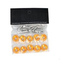 M6 Fender Washers Aluminum Gaskets Directly Replace Sturdy Premium Decoration Engine Bay Dress up Gold
