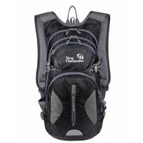Outdoor Sports Camping Backpack Waterproof Men Hiking Cycling Trekking Shoulder Bag Riding Helmet Pack Large Travel Rucksack gray