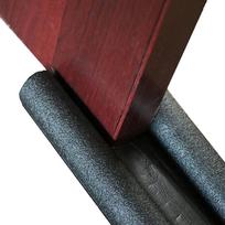1PC Portable Guard Sealer Stopper Door Weatherstrip Universal 95CM Flexible Door Bottom Sealing Strip black