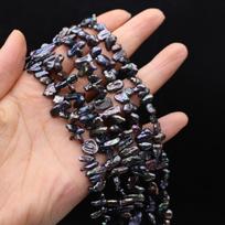 AA Variant Baroque Pearl Natural Freshwater Black Irregular Pearl 4-12mm For Jewelry Making DIY Bracelet Earrings Necklace 4-12mm gray