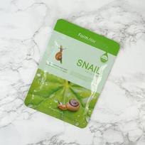 FARMSTAY VISIBLE DIFFERENCE MASK SHEET SNAIL, Moisturizing,Korean Cosmetics, Kbeauty, sample