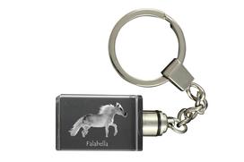 Falabella - Kristalinis pakabukas su arklio nuotrauka, apšviečiamas pakabukas, unikalus dovanų rinkinys iš Art-Dog prekės ženklo skaidri