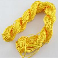 chinese cord braided bracelet 25m nylon knot thread string macrame cord Roll of  Supply geltona