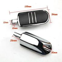 1-1/4  32 mm greitkelio variklio apsaugos motociklo pėdos, skirtos Harley Electra Glide Ultra Classic FLHTCU Sportster XL Dyna Softail