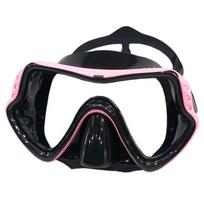 Diving mask Professional scuba diving mask Snorkeling equipment Waterproof swimming glasses suitable for adult men and women black