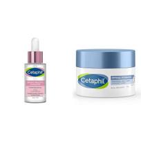 CetaphilBrightHealthyRadianceBrighteningGlowSerum30mlGentleBrightTechnology&Dullness Optimal Hydration Replenishing Night Cream 50g gray