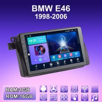 2 DIN Android automobilinis radijas BMW E46 1998-2006 m. Multimedijos grotuvas Pagrindinis įrenginys Stereo GPS navigacija WIFI 1+16GB 1+16GB blue