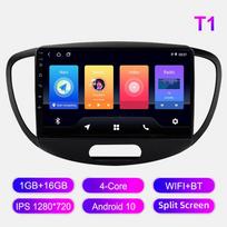 Car Radio Android Auto Carplay For Hyundai Grand I10 2008-2012 Multimedia Player Head Unit Stereo GPS Navigation BT WIFI 2+32GB 1+16GB gray