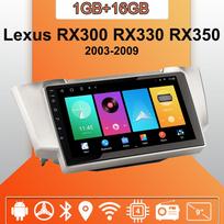 Android Carplay automobilio radijas, skirtas Lexus RX300 RX330 RX350 2003-2009 daugialypės terpės grotuvo galvos blokas stereo GPS navigacija BT WIFI 2+32GB 1+16GB orange