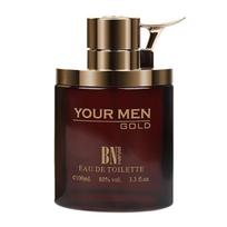 kvepalai Your Men Gold Long Lastng 100ml vyriški kvepalai, gėlių, medienos ir odos, raminantis aromatas 100 ml