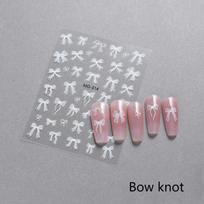 Fine Sparkle Pentagram Love Butterfly Nail Art Stickers Self-Adhesive Ail Tips Guides For Diy Decoration Stencil Tools Decal A2