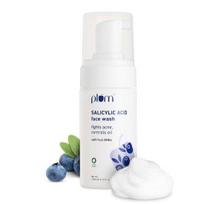 Plum 1% Encapsulated Salicylic Acid Foaming Face Wash|All Skin Types|Creamy Face Cleanser For Women&Men|100% Vegan|110 Ml white