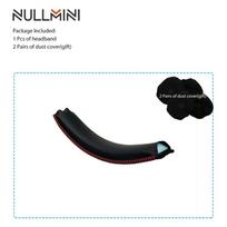 NullMini Replacement Earpads Headband for HyperX Cloud Revolver Revolver S Headphones Leather Sleeve Earphone Earmuff black
