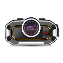 Motorcycle BT Headset, Motorcycle Helmet Intercom, BT Connection Stereo Music Intelligent Noise juoda
