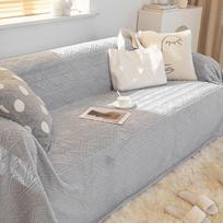 Sofa Cover Multifunkcinis Kušetės Kėdės Gobelenas Neslystantis Audinys Sofos Pagalvėlės Antklodė Dekoratyvinis Apsauginis Dėklas Baldų Apsauga 180X130cm pilka spalva