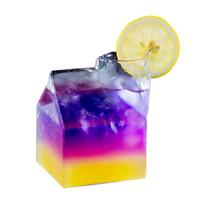 250 ml skaidrios kokteilių dėžutės Creative Friends Pusiau pintos grietinėlės kvadratinės pieno kartoninės dėžutės kokteilių stiklinės sultys gėrimų šalto gėrimo puodelis 1 Piece Glass 250ml