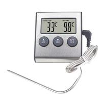 Skaitmeninis kepimo termometras Maisto BBQ Baker temperatūros matuoklis 0-250C temperatūros zondo laikrodžio laikmatis