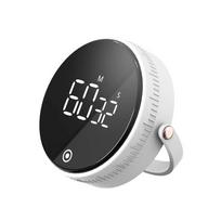 Timer, Digital Kitchen Timers for Cooking, Large LED Display Classroom Magnetic Countdown Timer for Kids Classroom Fitness Home Work rožinė