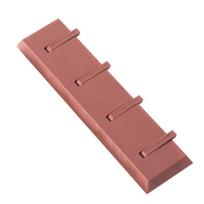 No Punch Paste Four Hook Bathroom Kitchen Shelf Wall Door Behind Four Hook Coat Hanger #C0KD1# raudona