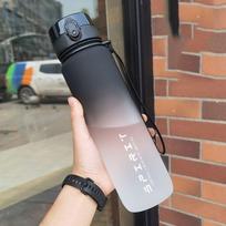 1PC Colorful Leak Proof Sports Plastic Cup Large Capacity Water Bottle 1 Liter 500ml