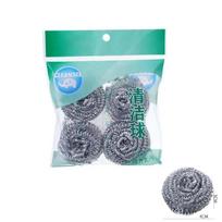 Nerūdijančio plieno valymo kamuoliukas Virtuvės keptuvės indų plieno vata šveitikliai Namų virtuvės valymo reikmenys priedai 4pcs blue