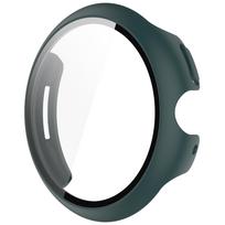 Case for Google Pixel Watch 3 45mm 41mm PC All-around Bumper Protective Cover + Screen Protector for Pixel Watch 3 Accessories Pixel Watch 3 45mm žalia