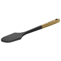 Spatule à Pâtisserie - STAUB - 30 cm - Silicone Noir - Bois d'Acacia - Résistante à la chaleur juoda