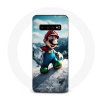Coque Maniacase pour Samsung Galaxy S10 Plus super mario bros Mario