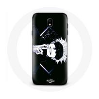 Case - Maniacase - Samsung Galaxy J7 2017 - Satoru Gojo - Silicone - Soft juoda