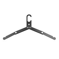 Aluminum Alloy Clothes Drying Rack Portable Outdoor Camping Coat Drying Rack Space-saving Metal Hangers for Travel Accessories oranžinė