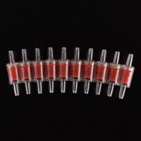 1X Vienpusis atbulinis vožtuvas CO2 Akvariumo Žuvų Tvenkinio Vandens Oro Siurblio Oro Žarna brown