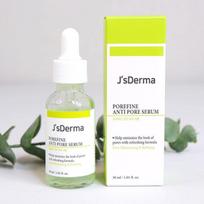 J'sDerma POREFINE serumas prieš poras, porų elastingumas, hipoalerginis, drėkinamasis, korėjietiška kosmetika, Kbeauty, mėginys