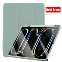 Case For Ipad Pro 13 11 12.9 Mini 6 Funda For Ipad Air 11 5 4 3 2 1 M4 M2 10 9 8 10th 9th Generation 2024 10.2 Cover Accessories For Ipad 10th šviesiai žalios spalvos