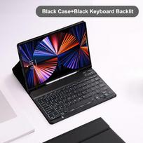 Dėklo klaviatūra, skirta iPad Air Pro 11 13 2024, iPad 10.2 7/8/9 10-osios kartos Air 4 5 Pro 11 12.9 dangtelis su apšviesta klaviatūra iPad Mini 6