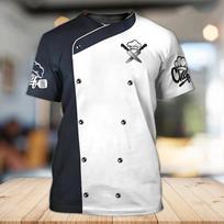 Summer Tide Fashion Chef's Knife Picture Men T-Shirts  Casual 3D Print Tees Hip Hop Personality Round Neck Short Sleeve Tops S