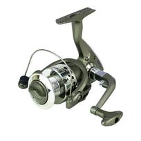 Upgraded Version 1000-7000 Series 5.5:1 High Gear Ratio Plastic Electroplating Head Fishing Reel Spinning Fishing Reel for Seawater and Freshwater 1000 Series gray