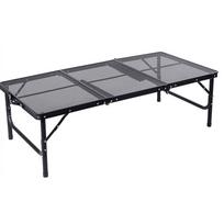 Kempingo sulankstomas stalas Nešiojamas trigubas lauko stalas Reguliuojamo aukščio sulankstomas stalas Folding Table