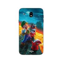 Phone case - MANIACASE - Samsung Galaxy J7 2018 - Super Mario Bros - TPU Silicone - Flexible juoda