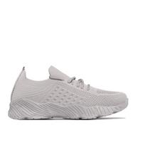 Large size women's sports shoes with thick sole and solid color, front lace up fly weave shoes 43 tamsiai mėlyna spalva