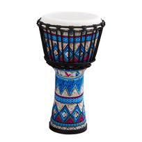 8 colių nešiojamas afrikietiškas djembe būgnas rankinis būgnas su spalvingais meno raštais mušamasis muzikos instrumentas African Drum