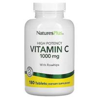 Nature's Plus- Vitamin C, 1000 mg, 180 Tablets