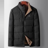 Autumn and Winter White Duck Down Light Stand-up Collar Youth Business Down Jacket Casual Warm Jacket 180 žalia