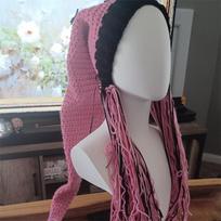 New handmade crocheted funny personalized witch hat Halloween adult hat adult 57-59cm