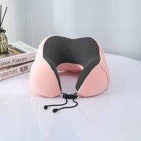 U formos atminties putplasčio kaklo pagalvės Minkšta kelioninė pagalvė masažinė kaklo pagalvė miegui lėktuvas pagalvė gimdos kaklelio sveikatos priežiūros patalynė rožinė
