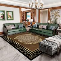 Modern Luxury Living Room Carpet Large Area Decoration Sofa Area Rugs Washable Non-slip Bedroom Cloakroom Floor Mat Customizable 60x90cm door mat