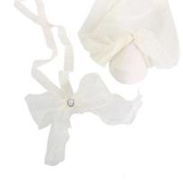 Dog Wedding Veil Breathable Anti-oxidation Pet Supplies Classic Pet Bride Costume with white