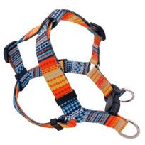 Bite-resistant Dog Vest Harness Soft Polyester Chest Strap Beautiful Dog Leash rožinė
