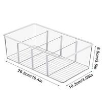 Kitchen Finishing Desktop Storage Box Holds Food Fruit Jars Packets Snacks Cabinet Refrigerator or Freezer Bin